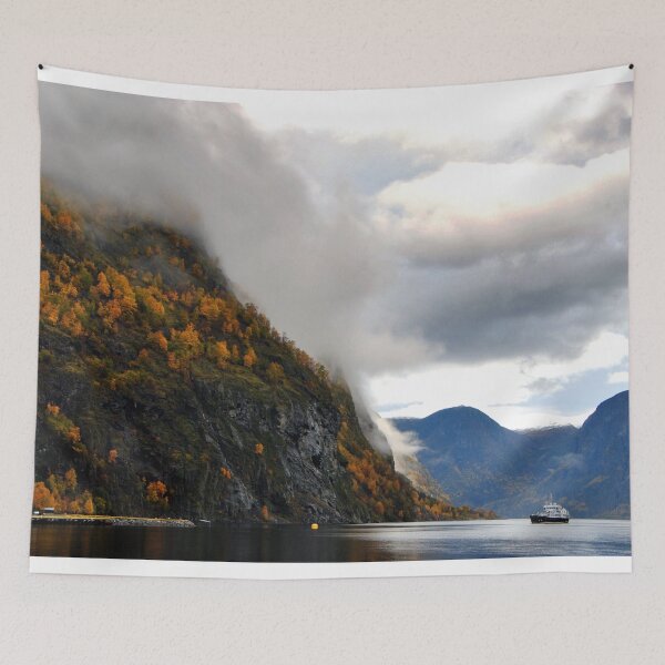 Item preview, Aurlandsfjord Flam Norwegian Fjord Norway designed and sold by AndyEvansPhotos.