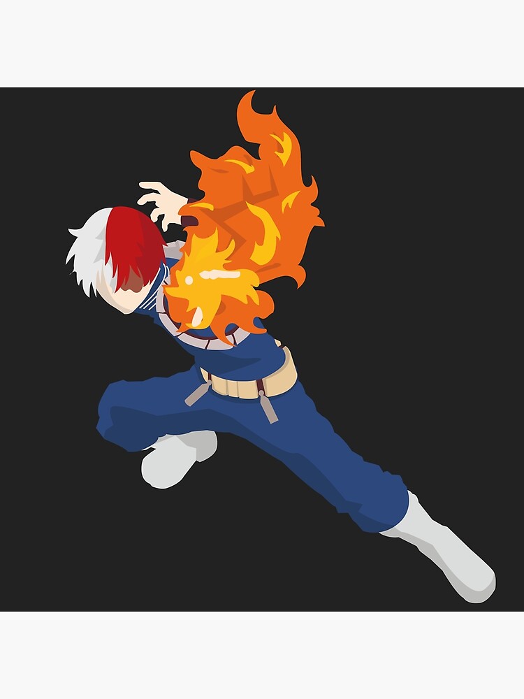"My Hero Academia Shoto Todoroki Minimalist" Poster for Sale by
