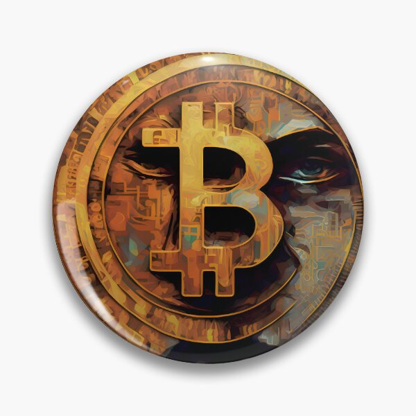 Item preview, Bitcoin Logo Fantasy Art designed and sold by HodlerSqvad.
