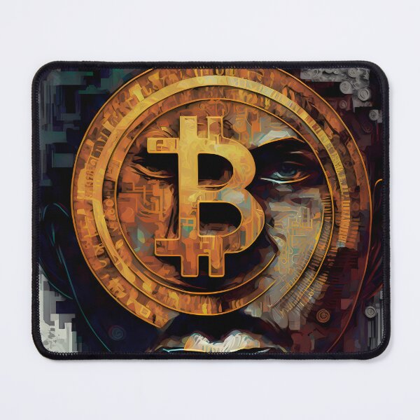 Item preview, Bitcoin Logo Fantasy Art designed and sold by HodlerSqvad.