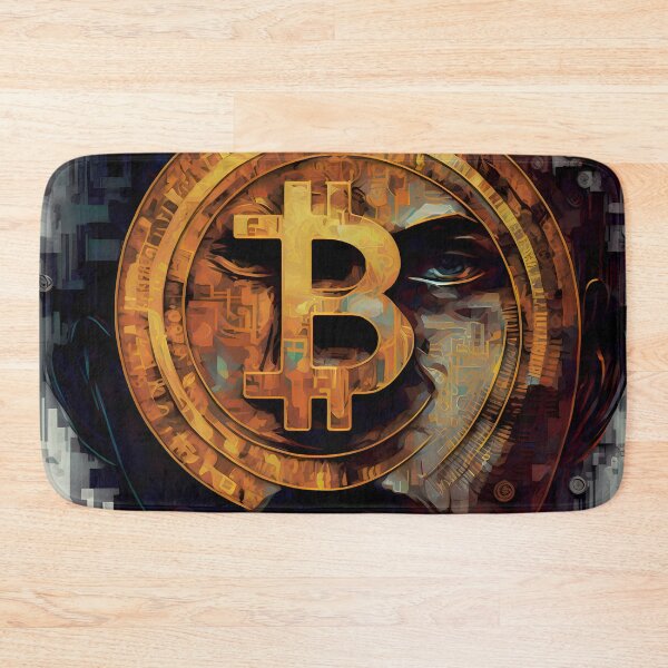Item preview, Arte de la fantasía del logotipo de Bitcoin designed and sold by HodlerSqvad.