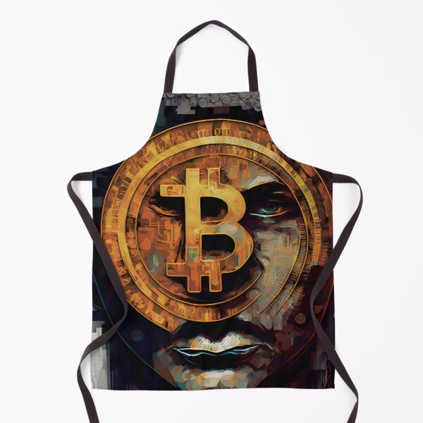 Item preview, Bitcoin Logo Fantasy Art designed and sold by HodlerSqvad.