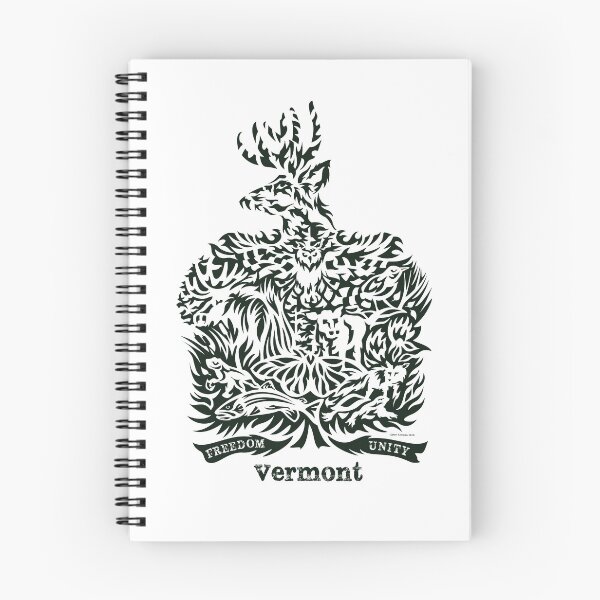 Item preview, Vermont Flag Illustration (dark green) designed and sold by Sarah Kinsella.