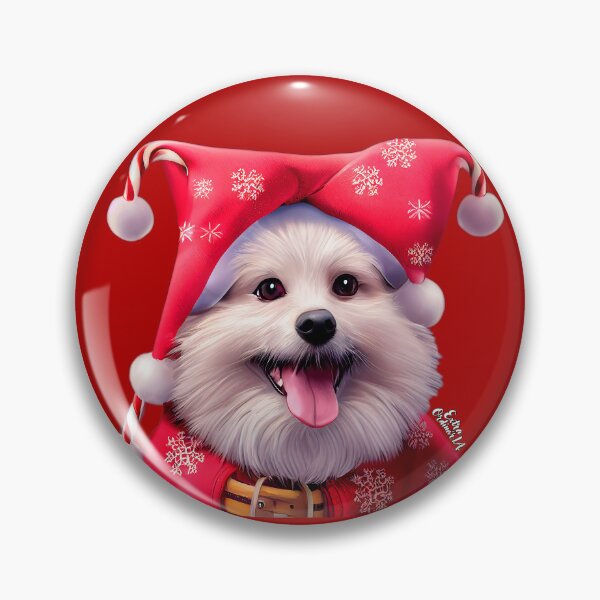 Item preview, Christmas Pomeranian Puppy designed and sold by extraordinar-ia.