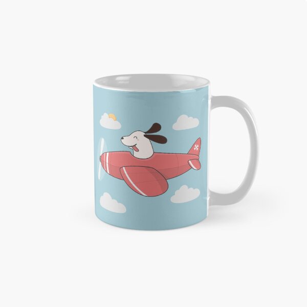 Item preview, Kawaii Cute Dog Flying Planes  designed and sold by wordsberry.