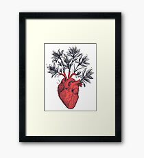 Blooming heart Framed Print