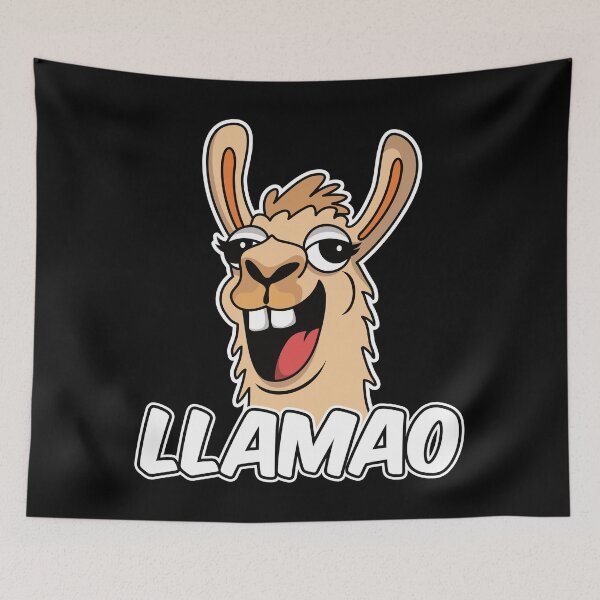 Item preview, Llamao Funny Llama Pun Joke designed and sold by mrhighsky.