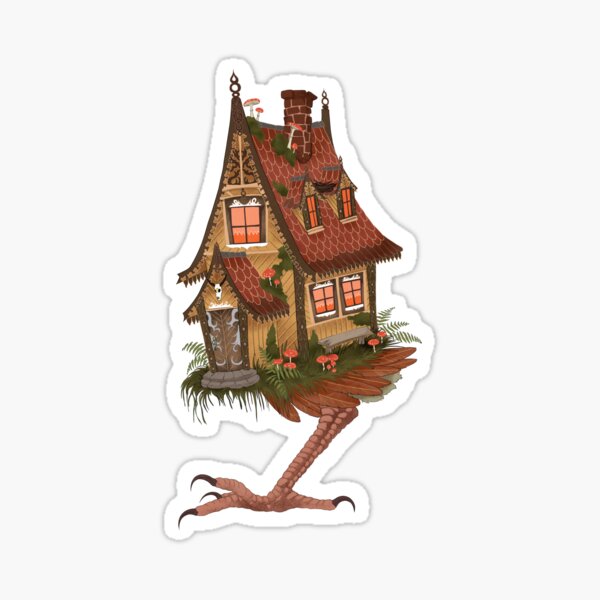 Item preview, Baba Yaga's Hut designed and sold by agafuta.