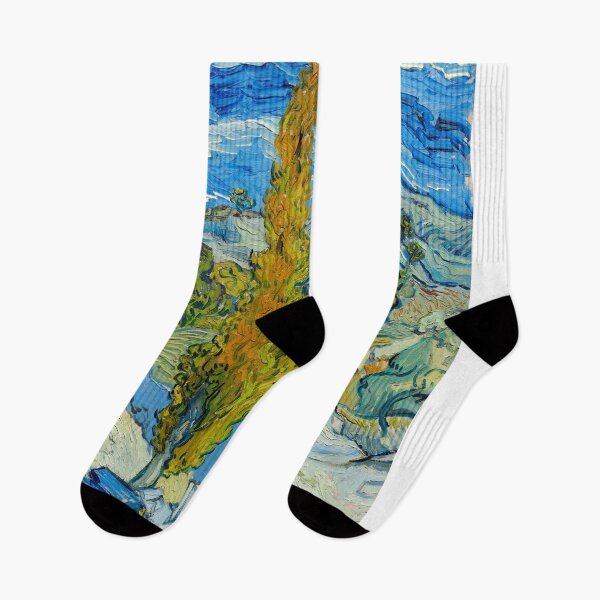 Item preview, The Poplars at Saint-Rémy (1889) by Vincent Van Gogh. Original from The Cleveland Museum of Art. designed and sold by Design Repo.