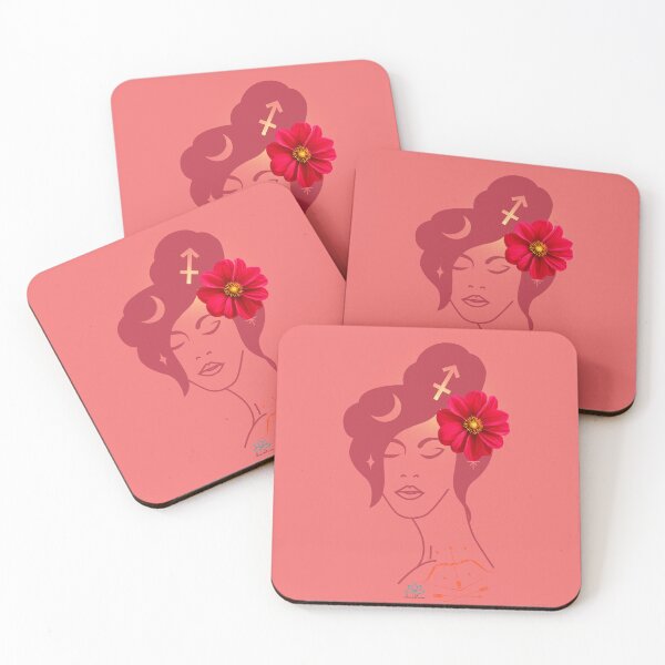 Item preview, Sagittarius Goddess Graphic Print - Double Red designed and sold by elevated-aura.