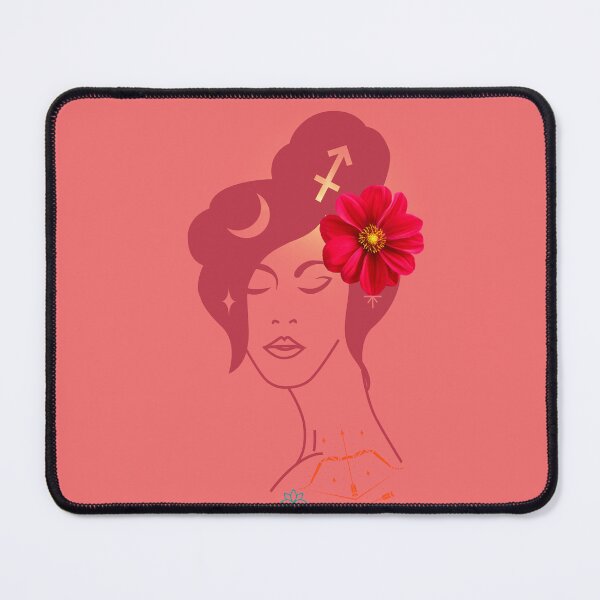 Item preview, Sagittarius Goddess Graphic Print - Double Red designed and sold by elevated-aura.
