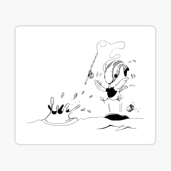 The Big Catch Sticker