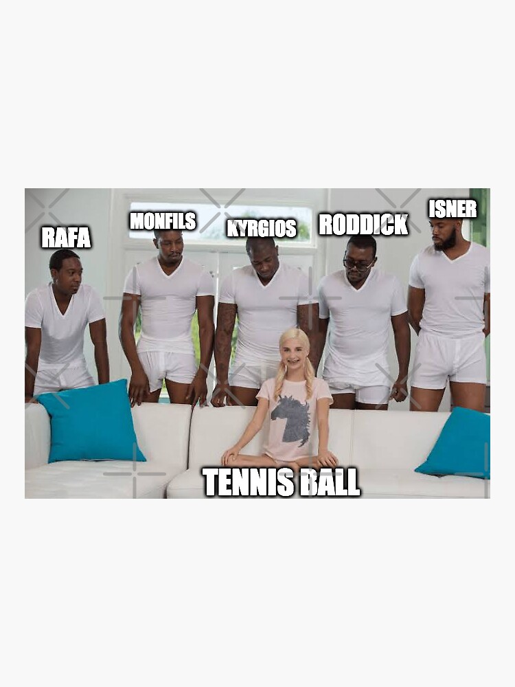 "Tennis Memes Tennis Ball Meme" Sticker for Sale by TieBreakTennis