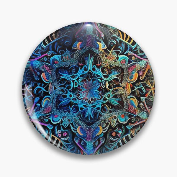 Item preview, delicate and bright round cyclic pattern in Asian style designed and sold by annamiss.