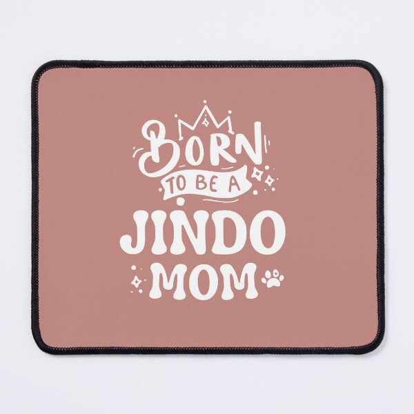 Item preview, Born to Be a Jindo Mom Dog Lover | Gift for Korean Jindo Mom | Best Jin Mom Ever designed and sold by JooArtPrints ★★★★★.