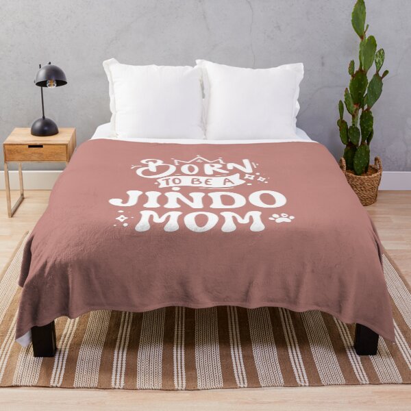 Item preview, Born to Be a Jindo Mom Dog Lover | Gift for Korean Jindo Mom | Best Jin Mom Ever designed and sold by JooArtPrints ★★★★★.