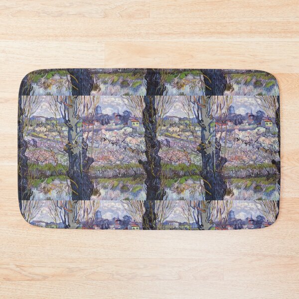 Item preview, Vincent van Gogh's View of Arles, Flowering Orchards (1889) famous landscape painting. designed and sold by Design Repo.
