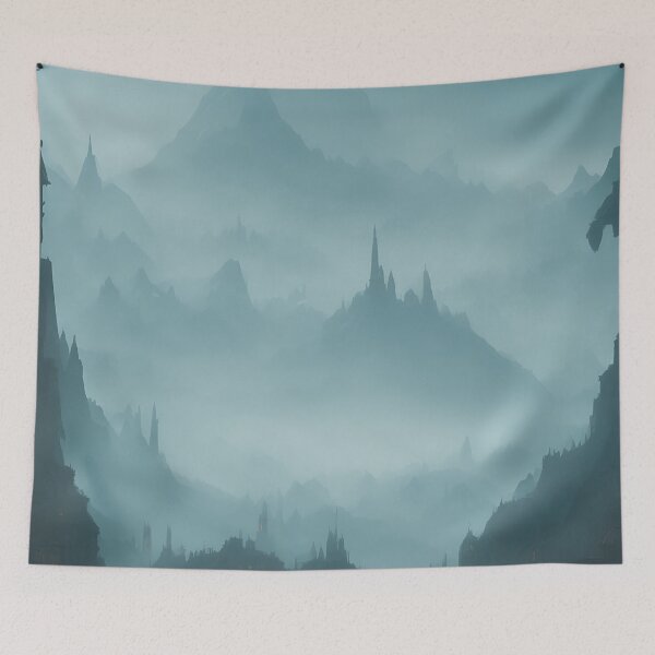 Item preview, Foggy Mystical Artwork designed and sold by ArtificialCraft.