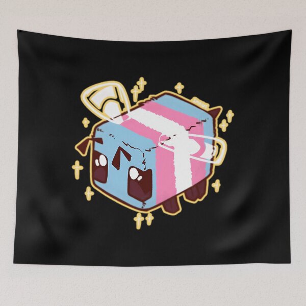 Item preview, Trans Pride Minecraft Bee Classic  designed and sold by sharlenemcfsp.