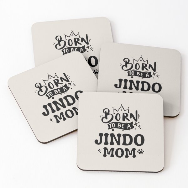 Item preview, Born to Be a Jindo Mom Dog Lover  | Gift for Korean Jindo Mom | Best Jindo Mom Ever designed and sold by JooArtPrints  ★★★★★.