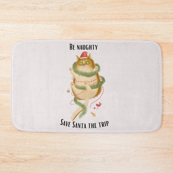 Item preview, Be Naughty and Save Santa the Trip designed and sold by SushiAnn.