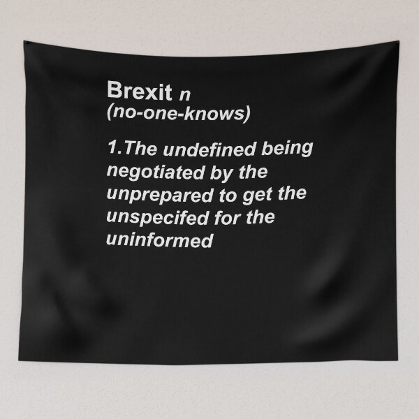 Item preview, Brexit Meaning Poster designed and sold by pengayuhaw.