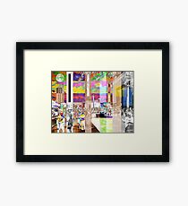 Kunstausstellung Montage Gerahmtes Wandbild