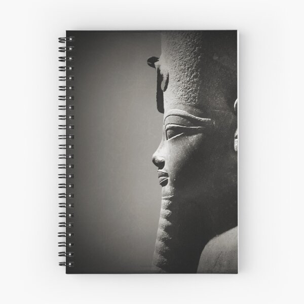 Item preview, Pharaoh Amenhotep III, profile, Black and white, vintage, archaeological museum in Luxor, ancient Egypt photography designed and sold by art-of-egypt.