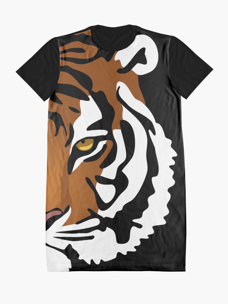 Alternate view of Tiger's Eye Graphic T-Shirt Dress