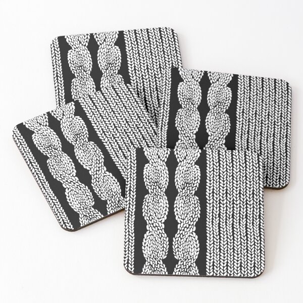 Item preview, Cable Knit 1 Black designed and sold by ProjectM.