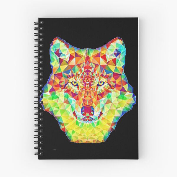 Item preview, Rainbow Geometric Wolf designed and sold by MMwolfdogden.
