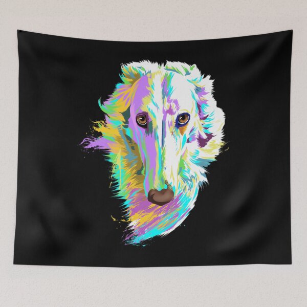 Item preview, Colored Borzoi Dog designed and sold by shuebzryu.