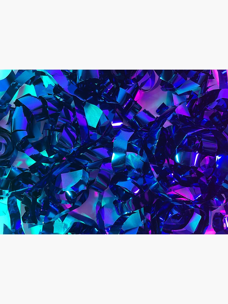 Baby Blue Foil Glitter Seamless Digital Paper, Canva