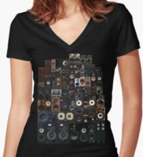 Speakers Women's Fitted V-Neck T-Shirt