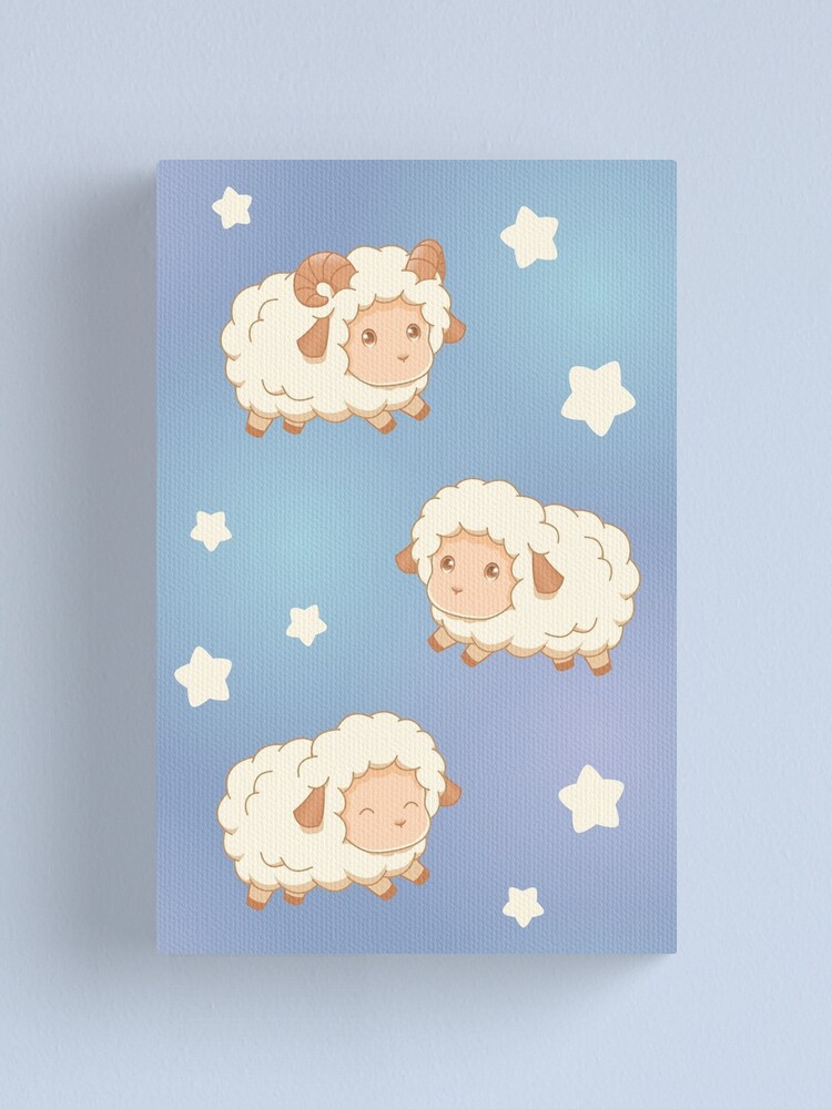 Alternate view of Cute Little Sheep Canvas Print