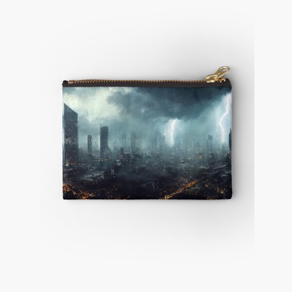 Item preview, Storm over the city designed and sold by AM FineArtPrints.