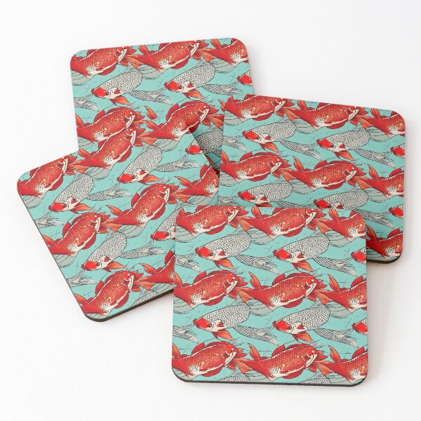 Item preview, Koi fishes pattern designed and sold by patterncrow.