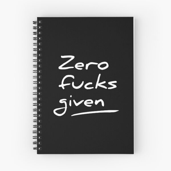 Item preview, Zero fucks given designed and sold by RedYolk.
