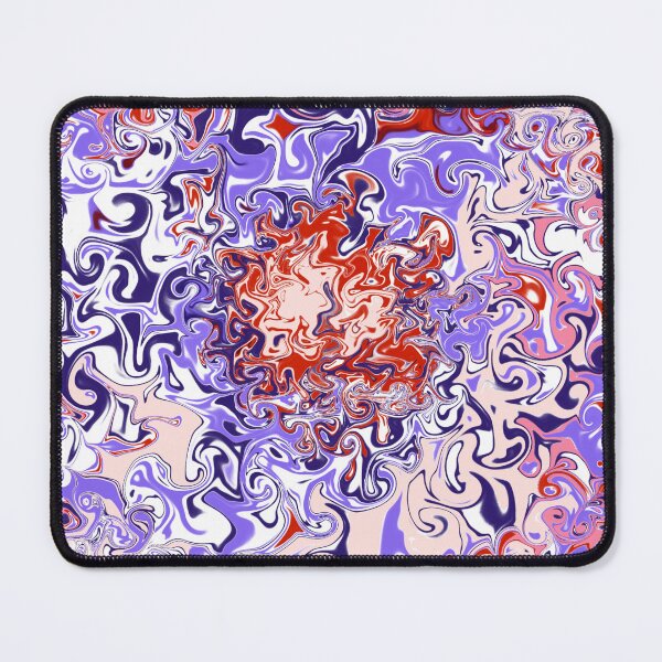 Item preview, Marbled and floral inpired allover pattern designed and sold by simplyart767.