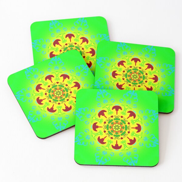 Item preview, Healing grounding mandala  - green designed and sold by Katarina Spiralo.
