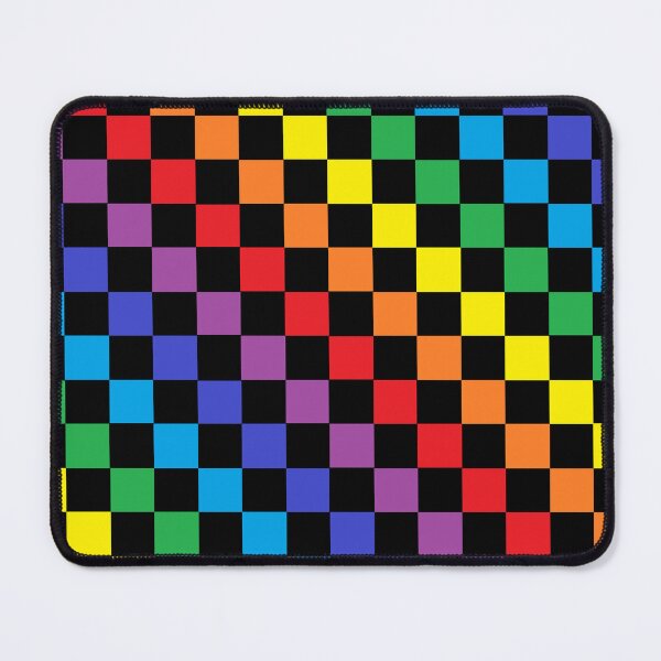 Item preview, Checkered Rainbow Black  designed and sold by lornakay.