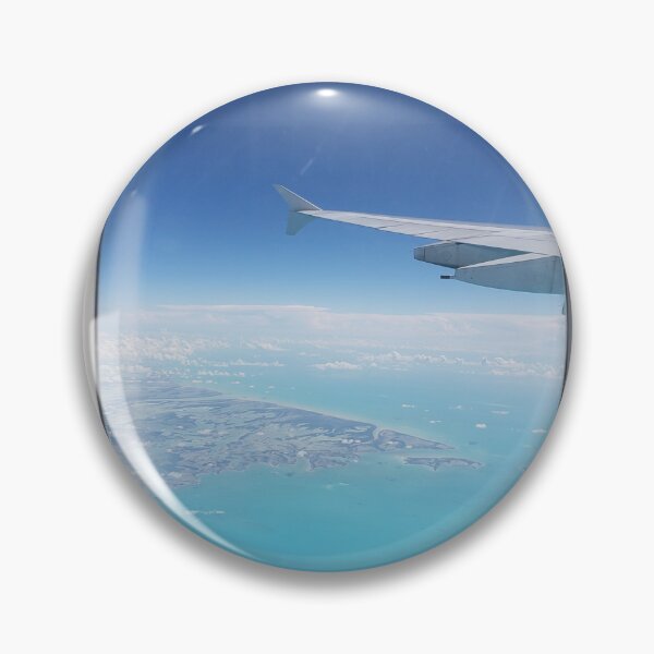Item preview, Airplane Window, Tropical Blue Ocean, Views, Wanderlust designed and sold by newburyboutique.