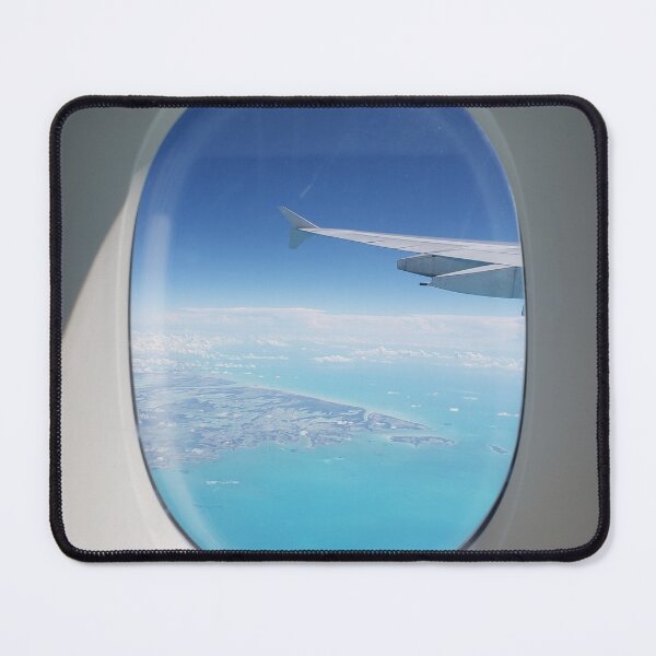 Item preview, Airplane Window, Tropical Blue Ocean, Views, Wanderlust designed and sold by newburyboutique.