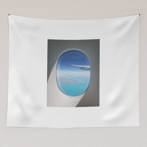Item preview, Airplane Window, Tropical Blue Ocean, Views, Wanderlust designed and sold by newburyboutique.