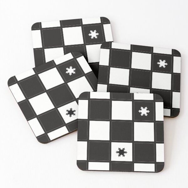 Item preview, Checker snow flake designed and sold by Xatutik.art.