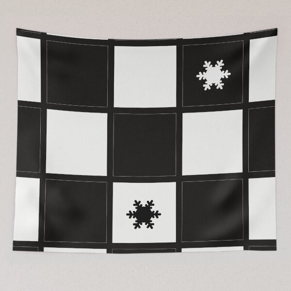 Item preview, Checker snow flake designed and sold by Xatutik.art.