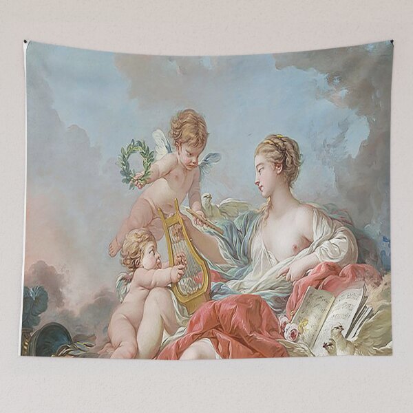 Item preview, Francois Boucher Allegory of Music 1764 designed and sold by MARWA-STORE.
