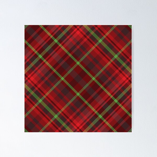 Vintage Scottish Tartan Pattern  Poster for Sale by JD72shirtshop