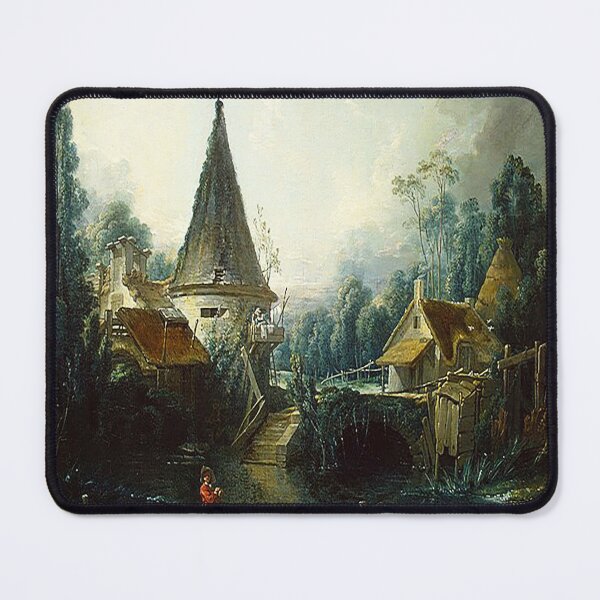 Item preview, François Boucher Landscape near Beauvais designed and sold by MARWA-STORE.