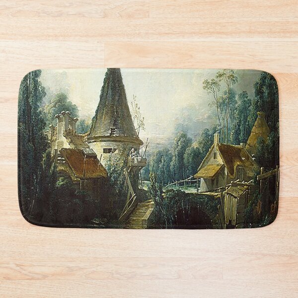 Item preview, François Boucher Landscape near Beauvais designed and sold by MARWA-STORE.